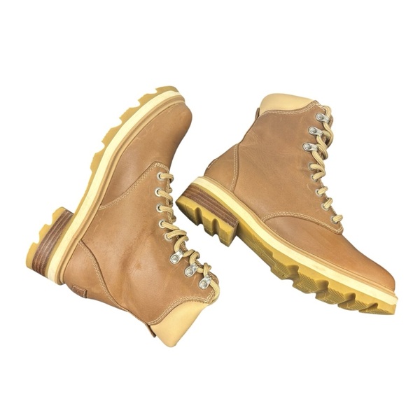 Sorel Women’s Lennox Tan Boots Size 7 Workwear Fall Lace up - Picture 7 of 14